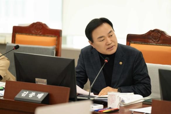 경기도의회 김종배 의원, 기후환경에너지국 주요 사업 예산 집행 및 관리 감독 문제점 지적