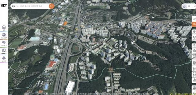 용인특례시는 '3차원 디지털트윈 데이터 셋'을 시 전역으로 확대 구축했다