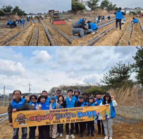 바르게살기운동 서정동위원회, 이웃 사랑 감자 심기