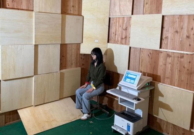 실내 목재환경의 효과 시험 현장