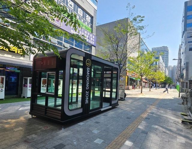 양주시 옥정2동, 로데오 거리 ‘흡연 부스’ 설치ⵈ 가족이 함께 걷기 좋은 거리 조성