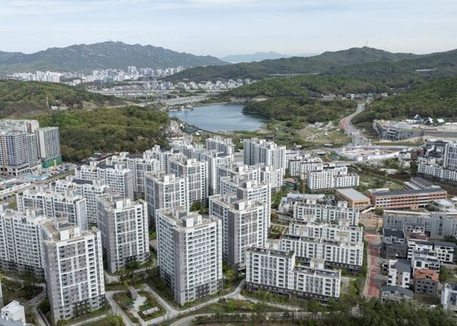 의왕시백운밸리 전경