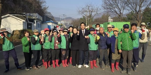 서종면 새마을협의회 영농폐기물 수거