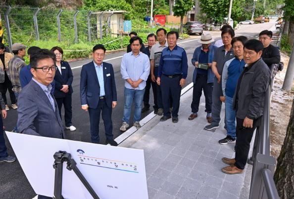 한들양수장 현장 점검