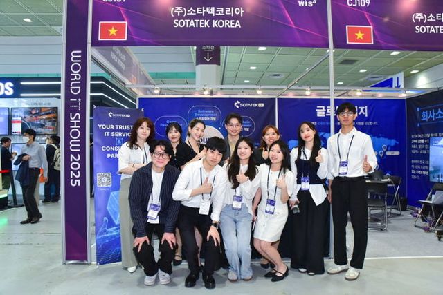 World IT Show 2025, SotaTek Korea 부스