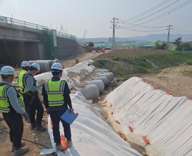 하천주변 점검(교량2교 고당천).