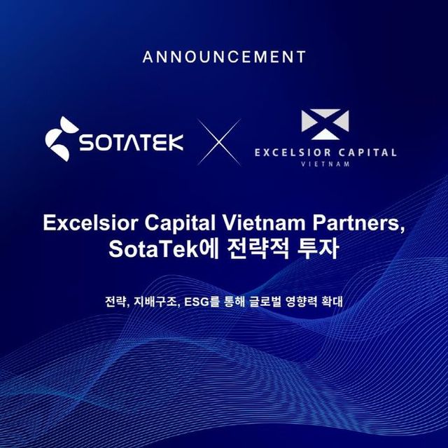 SotaTek, Excelsior Capital Vietnam Partners로부터 공식 투자 유치