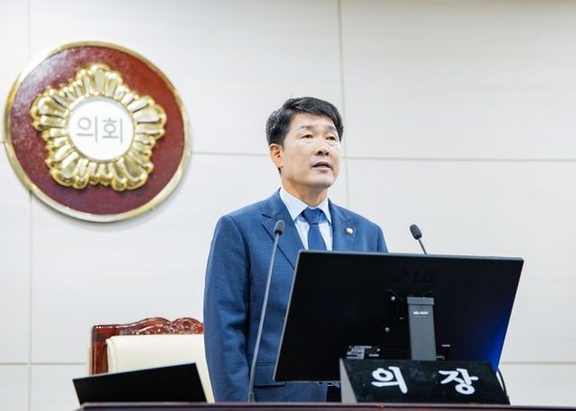 배정수 의장 개회 선언