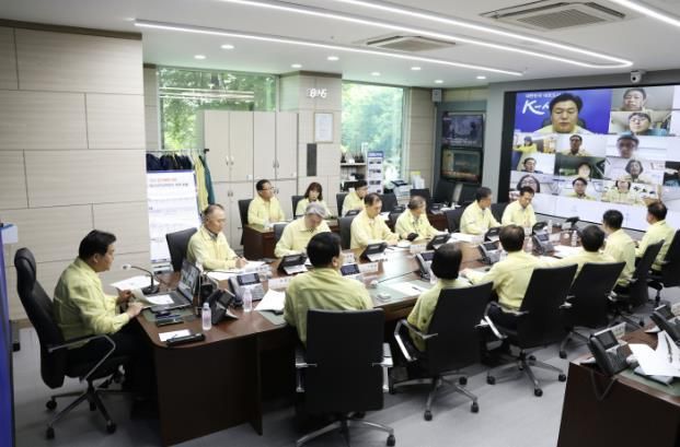 지난 6월 16일에 열린 ‘집중호우 대응 점검회의’ 현장