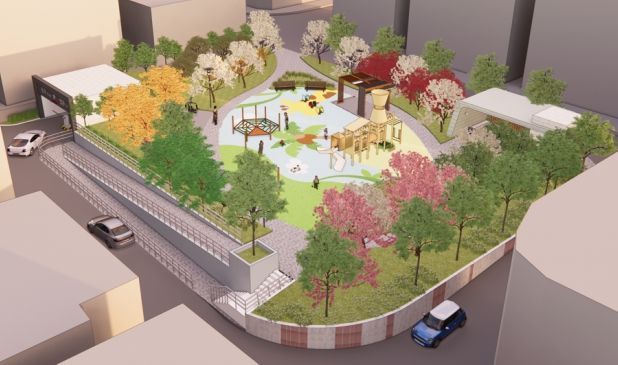 안산 본오 놀애별 공원주차장(조감도)