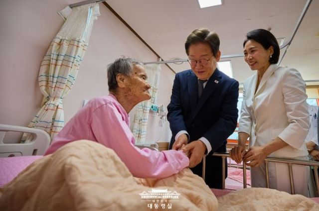 이재명 대통령, 소록도병원 방문