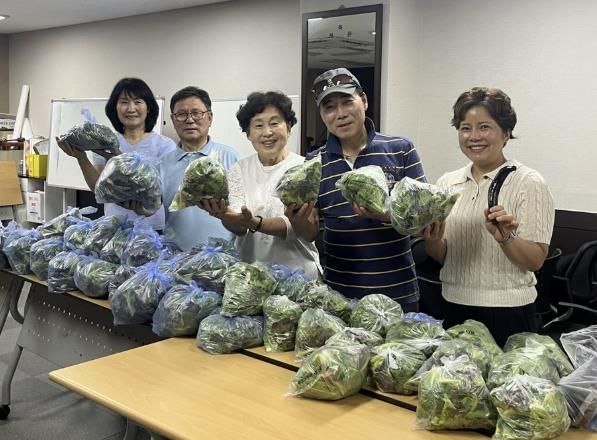 수원시 장안구 파장동 통장협의회, 채소로 나누는 따뜻한 마음
