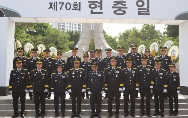 광명소방서, 현충일 맞아 현충탑 참배