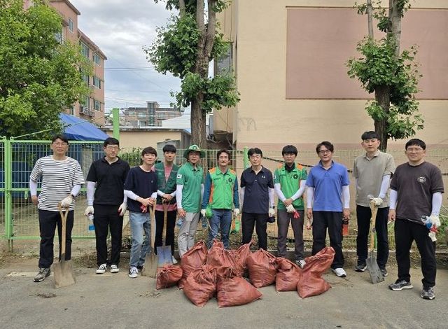 서정동 자율방재단, 민관합동 빗물받이 현장 점검