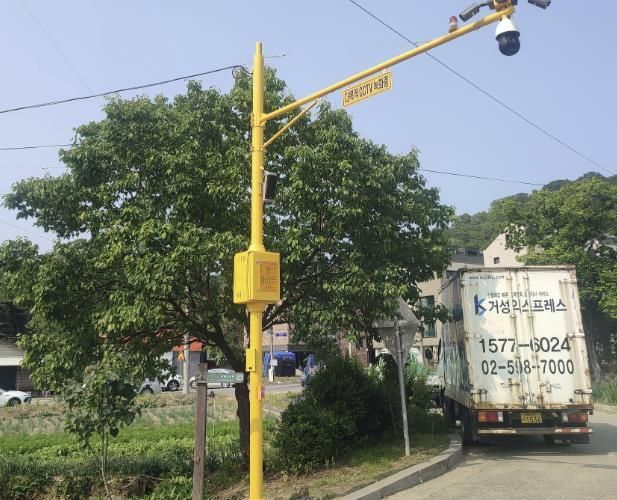 방범용 CCTV 모습 (외곽지역)