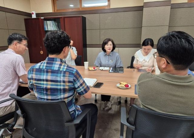 김영희 의원, 오산 세마고 방문해 교육환경 개선 현안 청취