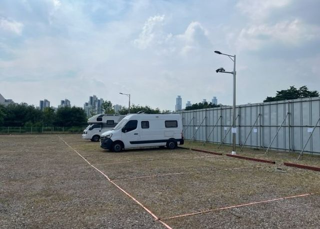 ‘동탄 캠핑카 전용 공영주차장’ 전경