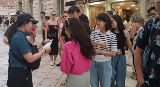 한국인 관광객 대상 안전여행 홍보(스플리트)