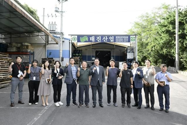 강수현 양주시장, 태진산업 방문...기업애로 해결방안 모색