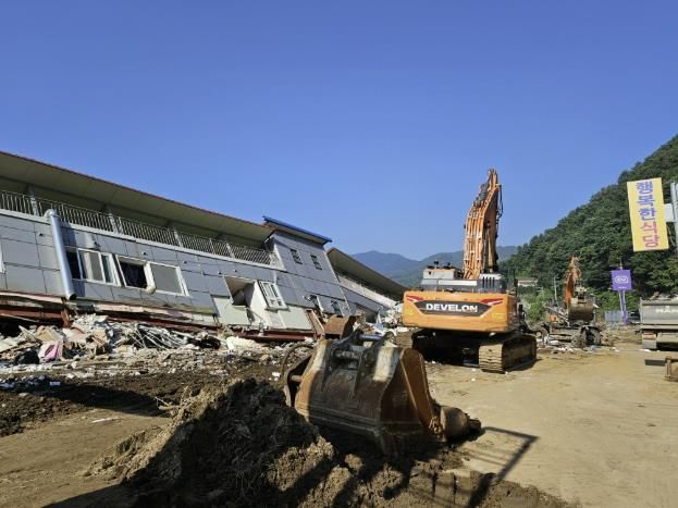 가평군, 호우피해 건물 선제적 철거… 추가 붕괴 예방
