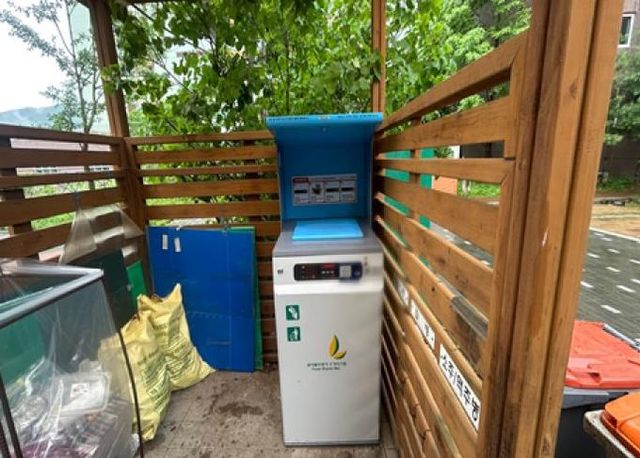음식물쓰레기 RFID종량기 용문 스무빌아파트 설치 사진