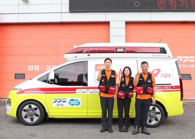 광명소방서, 구급대의 신속한 조치…구급차 안에서 새 생명 탄생