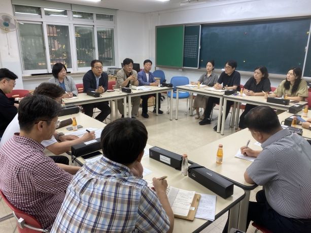 최만식 경기도의원, 성남북초 교육 환경 개선 위한 정담회 열어