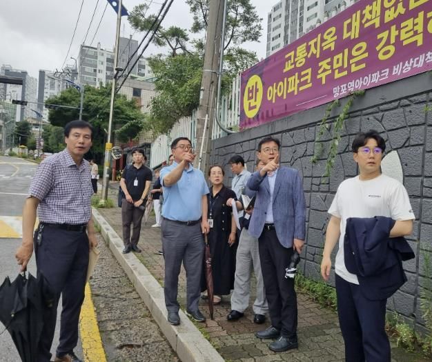 장수석 수원 영통구청장, 망포역세권 복합개발사업 현장 확인