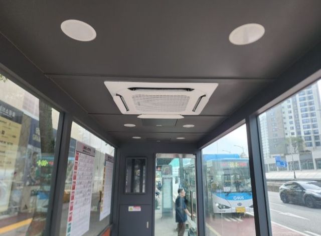 정하용 의원, 용인시 동백2동·보라동 미세먼지 저감형 버스정류소 설치 완료