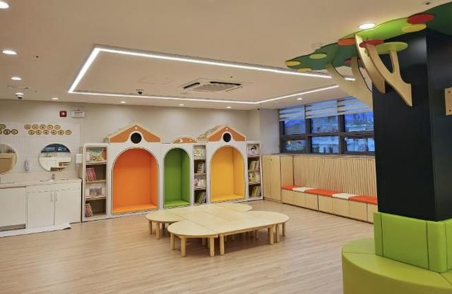 철산2동 생활문화복합센터 3층에 설치된 ‘철산행복누리 다함께돌봄센터’ 내부 모습