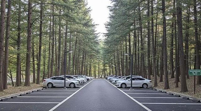 성남시 중원구 상대원동 하이테크밸리 근린공원에 조성하는 지평식 주차장 인공지능(AI) 생성 이미지