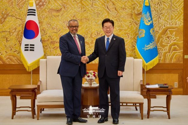 세계보건기구(WTO) 사무총장 접견(청와대)