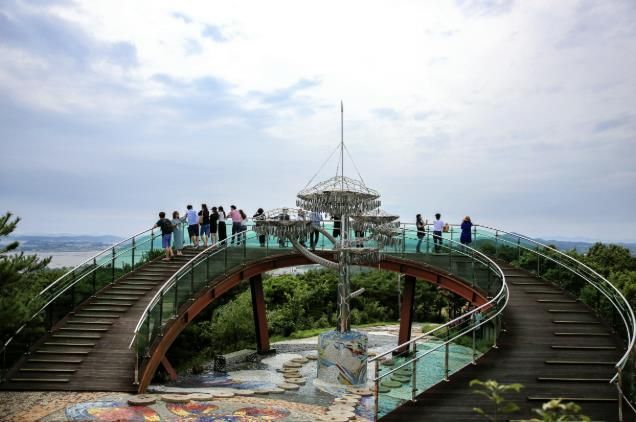 바다향기수목원 전경