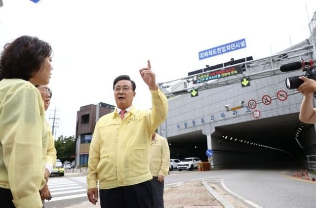 김성제 의왕시장, 여름철 자연재난 대응 현장점검...‘시민 안전 최우선’