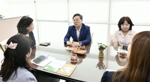 박사승 수원영통구청장, 복지기관 릴레이 방문