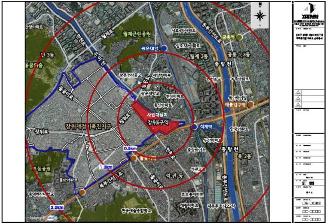 장위6구역 위치도사진서울시 정보몽땅
