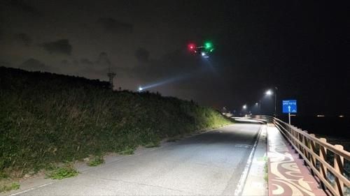 불법 해루질 단속에 활용되는 특수 드론 [사진=울주군]