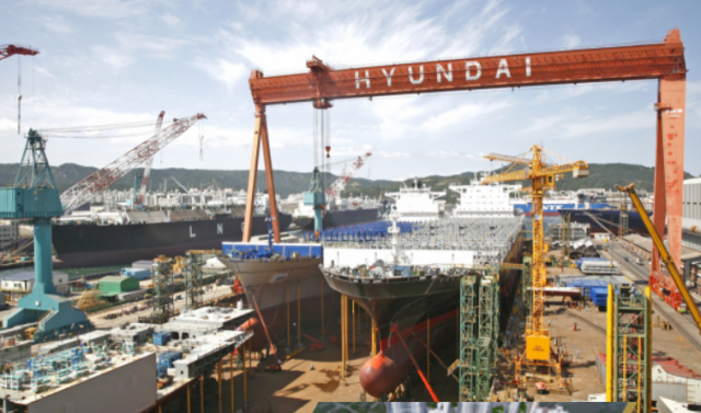 현대중공업 전경 사진현대중공업 