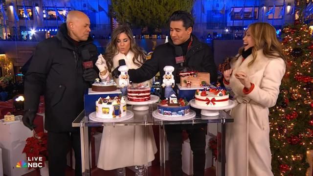 NBC 트리 점등식 방송영상 캡처 사진SPC