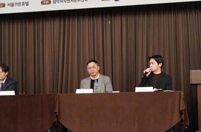 음악투자 플랫폼 뮤직카우가 지난 12일 서울가든호텔에서 개최된 음악저작권자문위원회 공개세미나 디지털 음악시장 현황과 과제에 참석해 문화금융 활성화를 위한 제반 조건에 대한 논의에 참여했다 사진뮤직카우 제공