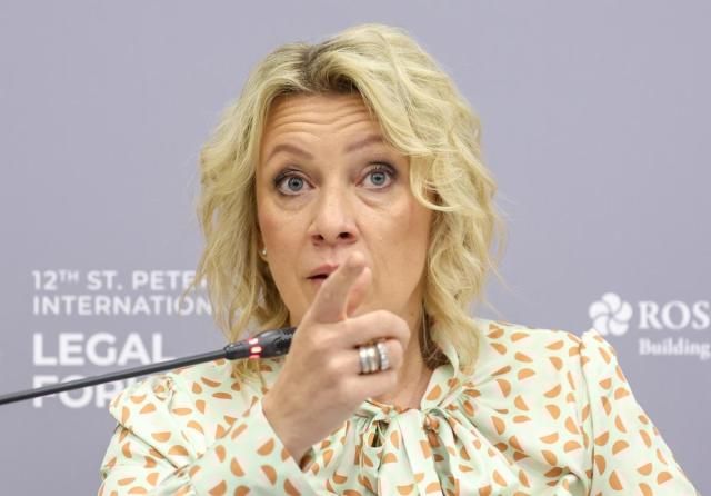 마하트 자하로바 러시아 외무부 대변인 사진타스 통신·연합뉴스