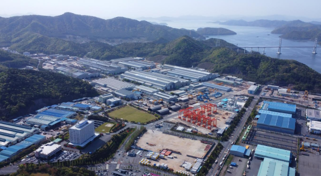 경상남도 창원시에 위치한 두산에너빌리티 본사 전경 사진두산에너빌리티 