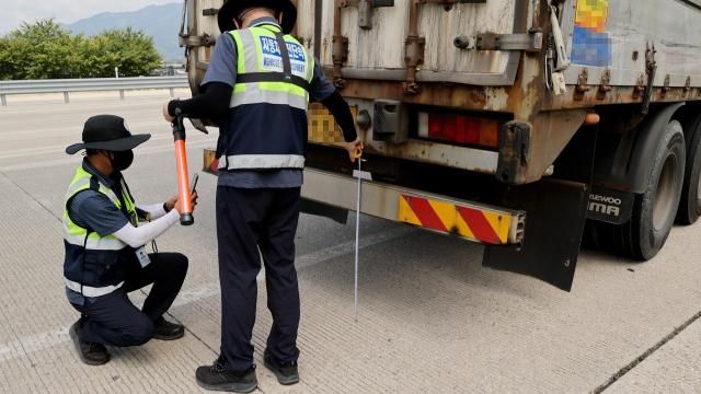 화물차 단속 사진한국교통안전공단