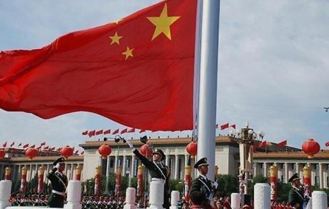 중국 국기게양식 사진연합뉴스