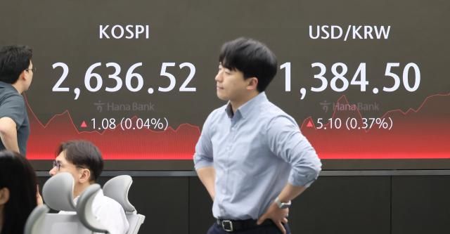 지난달 31일 코스피는 108포인트004 오른 263652에 마감했다 원달러 환율은 51원 오른 13845원으로 거래를 마쳤다 사진연합뉴스