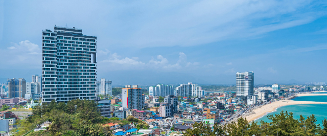 강원 속초시 동명동에 위치한 생활형숙박시설 속초아이파크 스위트 전경 사진속초아이파크 스위트 홈페이지 갈무리 