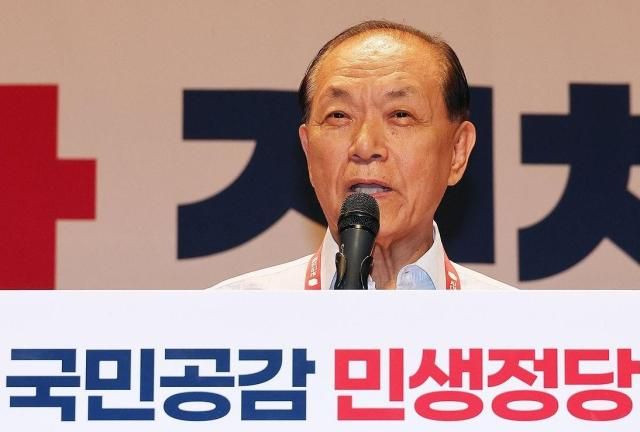 황우여 국민의힘 비상대책위원장이 지난달 30일 오후 충남 천안 재능교육연수원에서 열린 제22대 국회의원 워크숍에서 발언하고 있다 사진연합뉴스