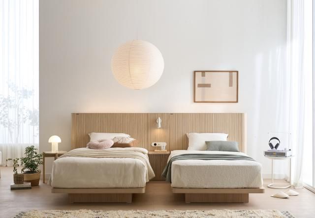 신혼부부 침실 트렌드 반영한 ‘트윈 베드’ 사진현대리바트