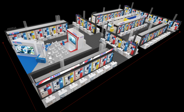 CES 2025 통합한국관 디자인 사진산업통상자원부