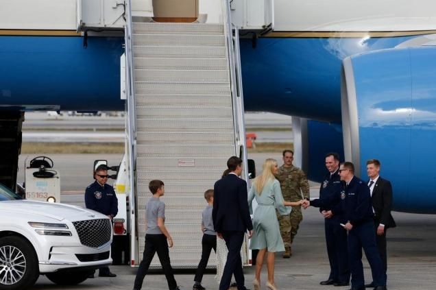 GV80과 이방카 트럼프 가족 사진AFP·연합뉴스 